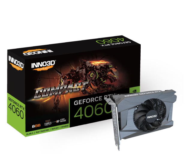INNO3D GeForce RTX 4060 COMPACT 8GB GDDR6 - 1156761 - zdjęcie